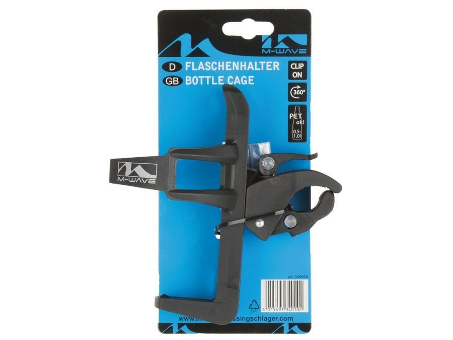 Košík M-Wave PH černý s klipem blistr