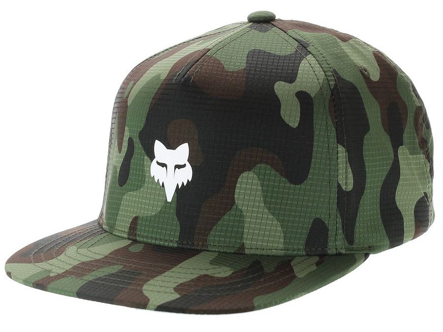Kšiltovka Fox HEAD CAMO TECH SNAPBACK, green camo