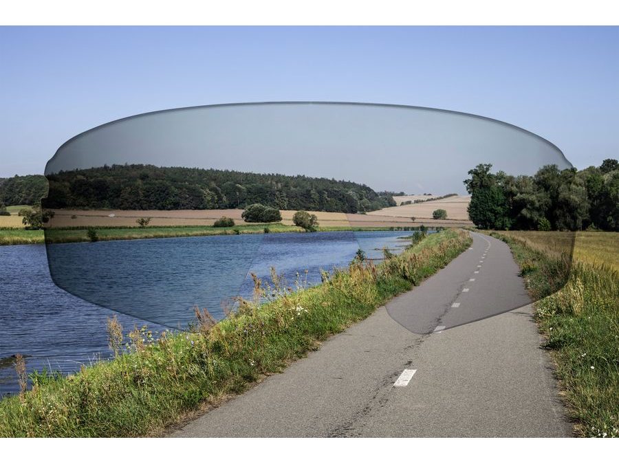 brýle FORCE SPECTER modro-červ., červená zrc. skla