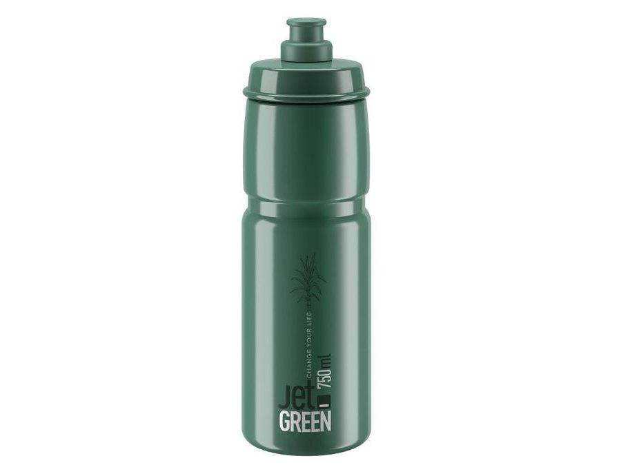 ELITE láhev JET GREEN 24' zelená/bílé logo 750 ml