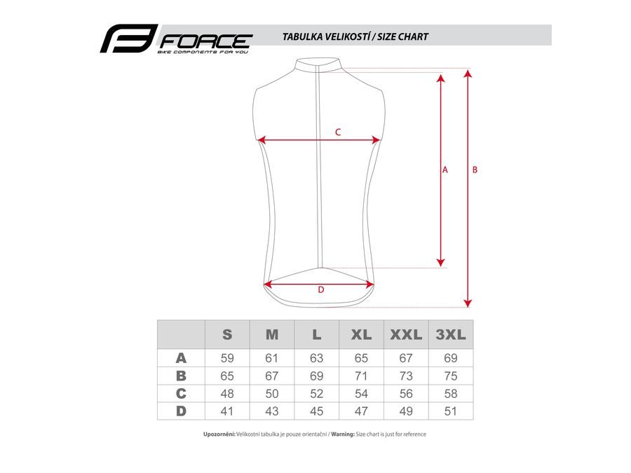 Vesta FORCE FLASH, plná záda, celoreflexní