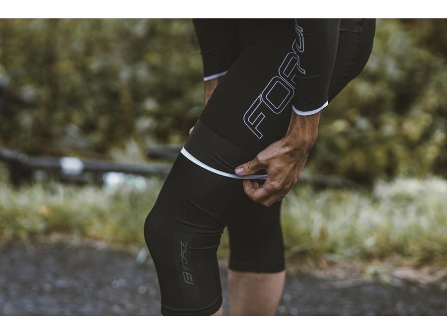 Návleky na kolena FORCE BREEZE pletené, černé