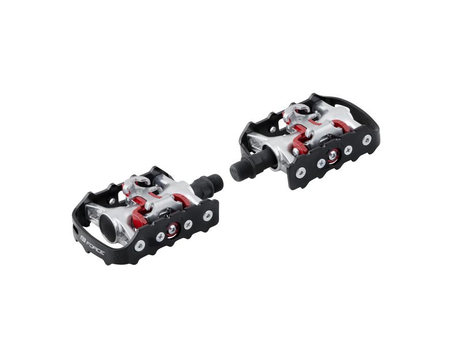 Pedály Force nášlapné MTB jednostranné, černé