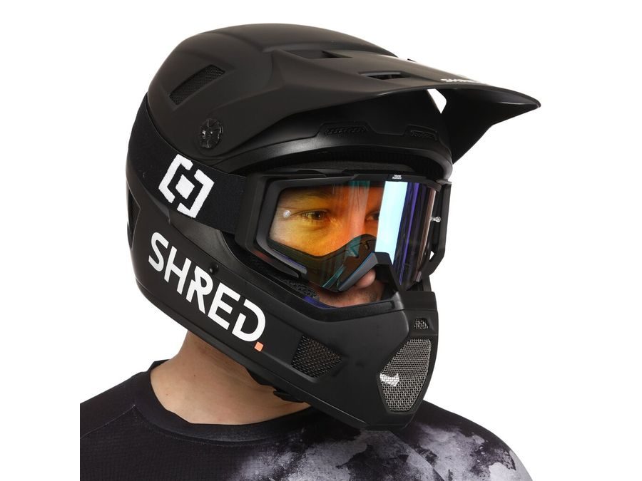 Sjezdové MTB brýle HORSEFEATHERS Patriot, black-mirror red