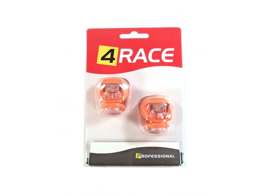 Blikačka přední+zadní 4RACE LS03 silicon oranžová
