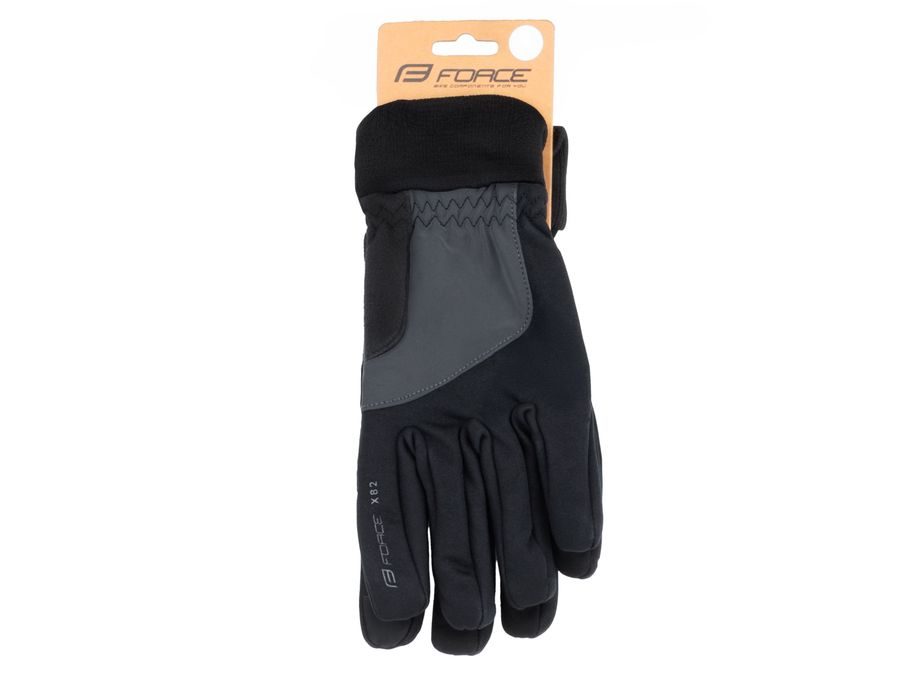 Podzimní/zimní rukavice FORCE X82, černé