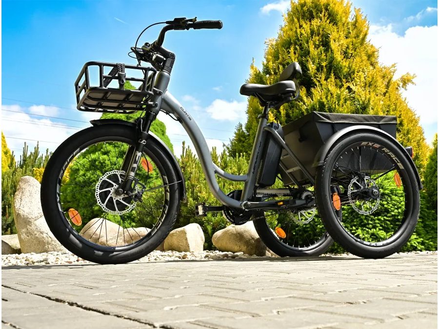 Leader fox CARGO - TRICYCLE CURTIS, FRONT MOTOR, GREY MATT