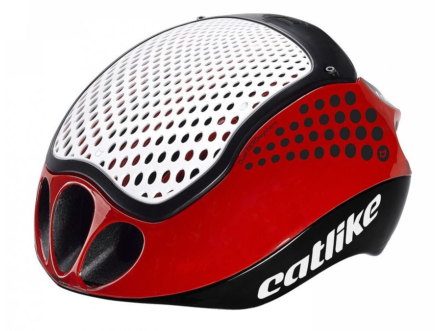 Městská helma CATLIKE CLOUD 352 ČERNO/ČERVENO/BÍLÁ