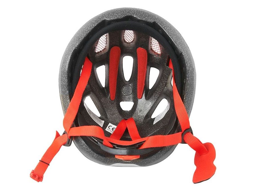 Dětská helma FORCE LARK, černo-červeno-bílá