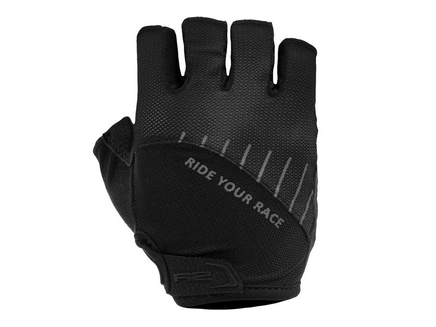 Letní krátkoprsté rukavice R2 VOUK ATR19A, černé