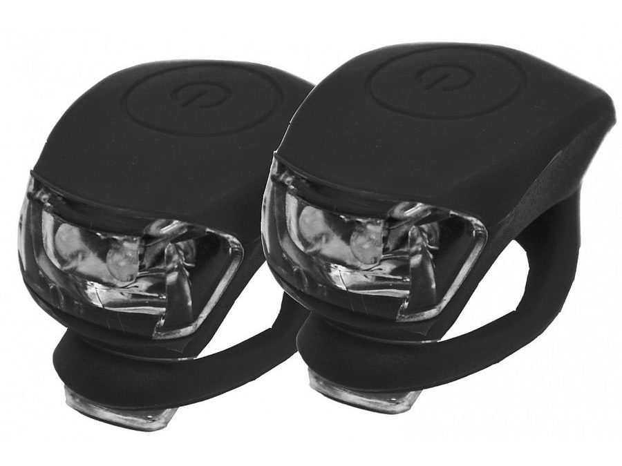 Sada silikonových blikaček MAXBIKE JY-267, černé