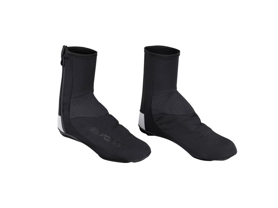 Návleky treter FORCE SPRING softshell ROAD, černé