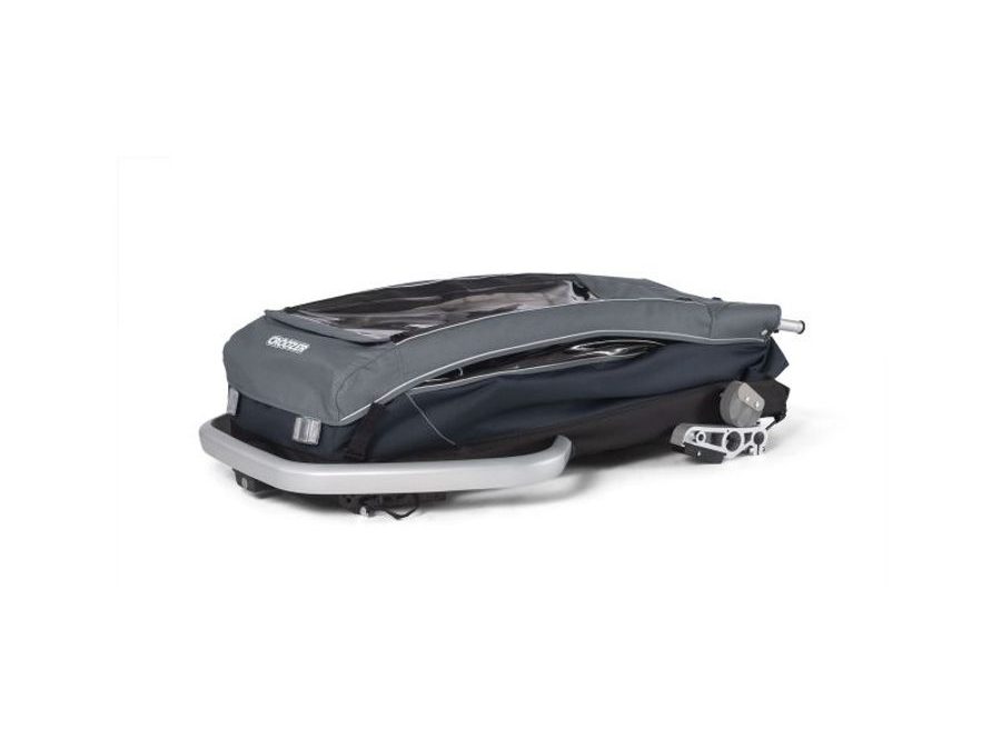 Odpružený vozík za kolo ROOZER KID FOR 1 PLUS Vaaya GRAPHITE BLUE 2020 2v1