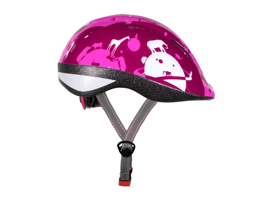 Dětská helma FORCE FUN PLANETS růžovo-bílá