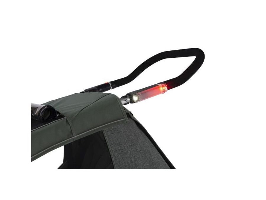 Odpružený vozík za kolo CROOZER KID FOR 2 PLUS Vaaya JUNGLE GREEN 2020 2v1