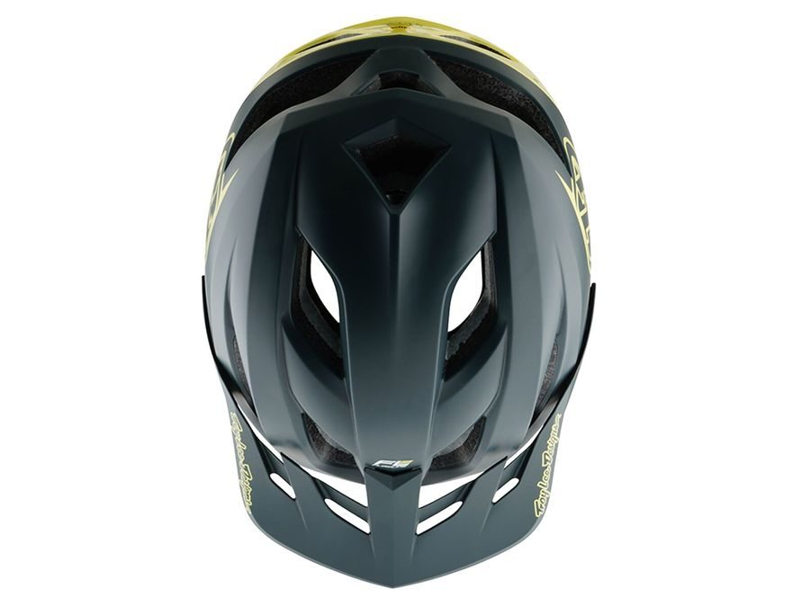 Helma Troy Lee Designs FLOWLINE SE BADGE GRAY / GLO YELLOW 2025