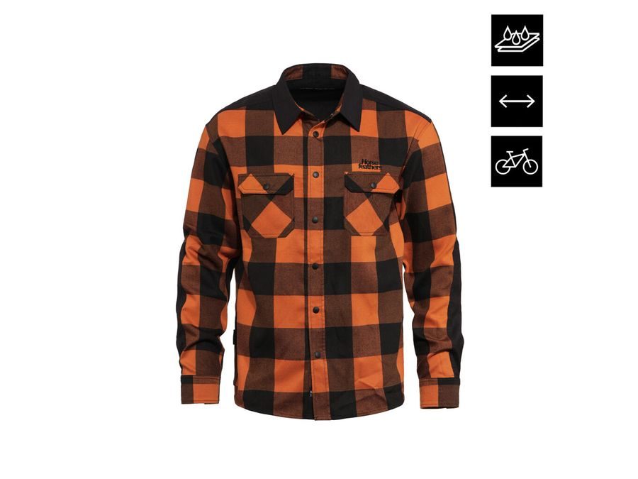 Pánská technická bike košile HORSEFEATHERS Prom, burnt orange