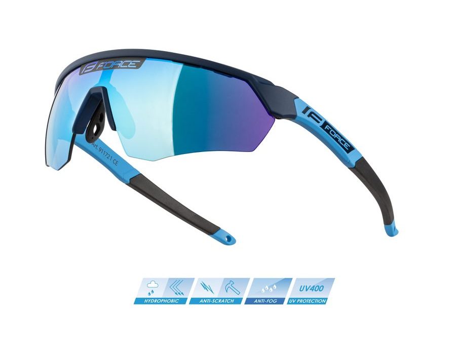 brýle FORCE ENIGMA modré, modrá zrc. skla