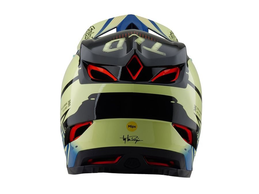 Integrální helma Troy Lee Designs D4 COMPOSITE DRIP GLO YELLOW 2025