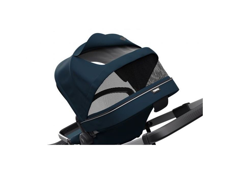 Městský kočárek s korbičkou THULE SLEEK NAVY BLUE