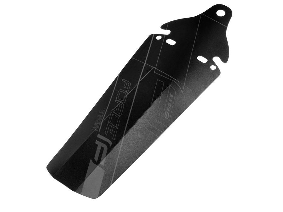 blatník FORCE TRIS pod sedlo, plast, černý