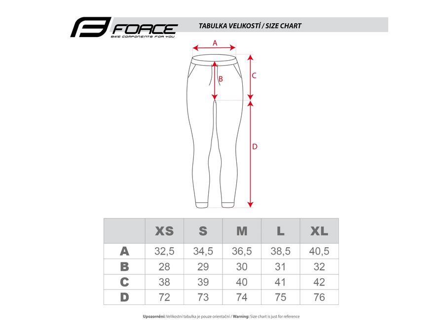 Tepláky FORCE COMFY UNI, černé