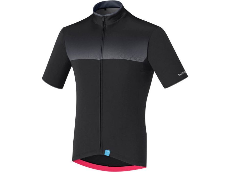 Pánský dres s krátkým rukávem SHIMANO ESCAPE, černá
