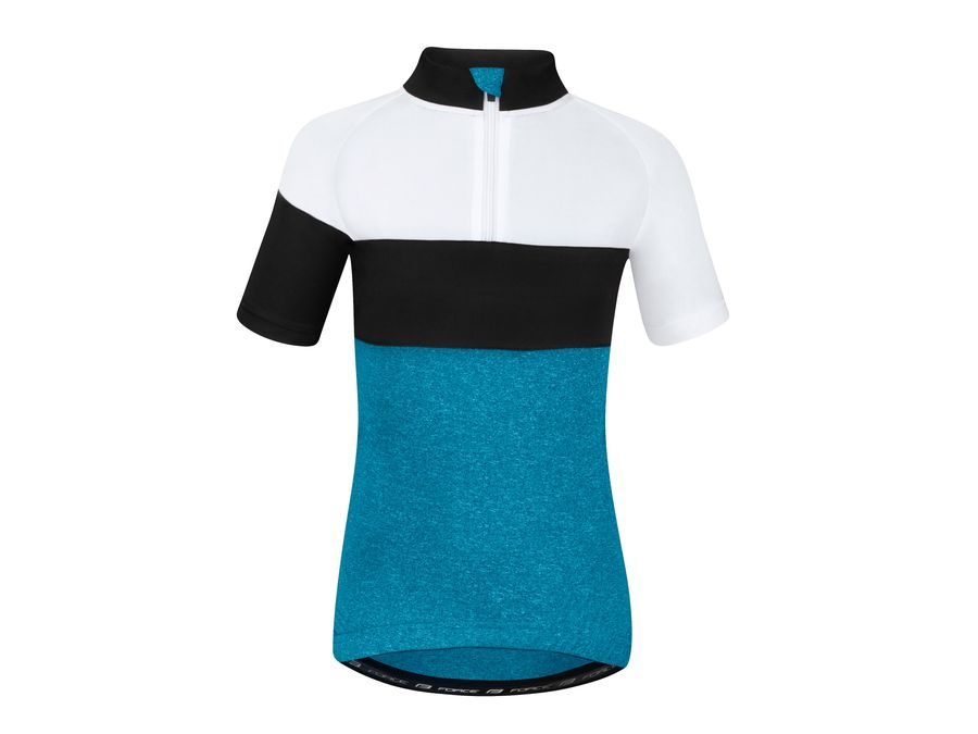 Dětský dres FORCE KID VIEW modro-bílo-černý