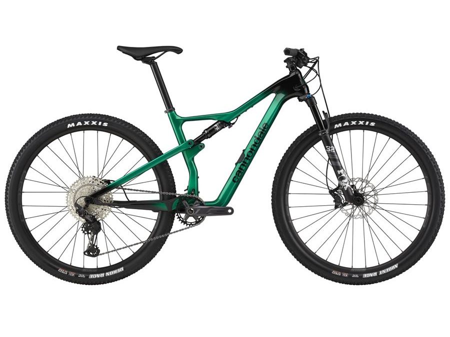 Celoodpružené kolo CANNONDALE SCALPEL 29" Carbon 4, černá-zelená