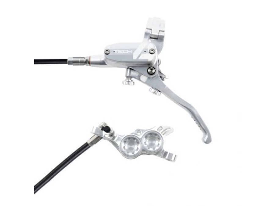 Kotoučová brzda Hope Tech 4 E4 stříbrná/stříbrná