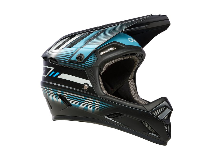 Integrální helma Oneal Backflip Solid - šedá/ledově modrá