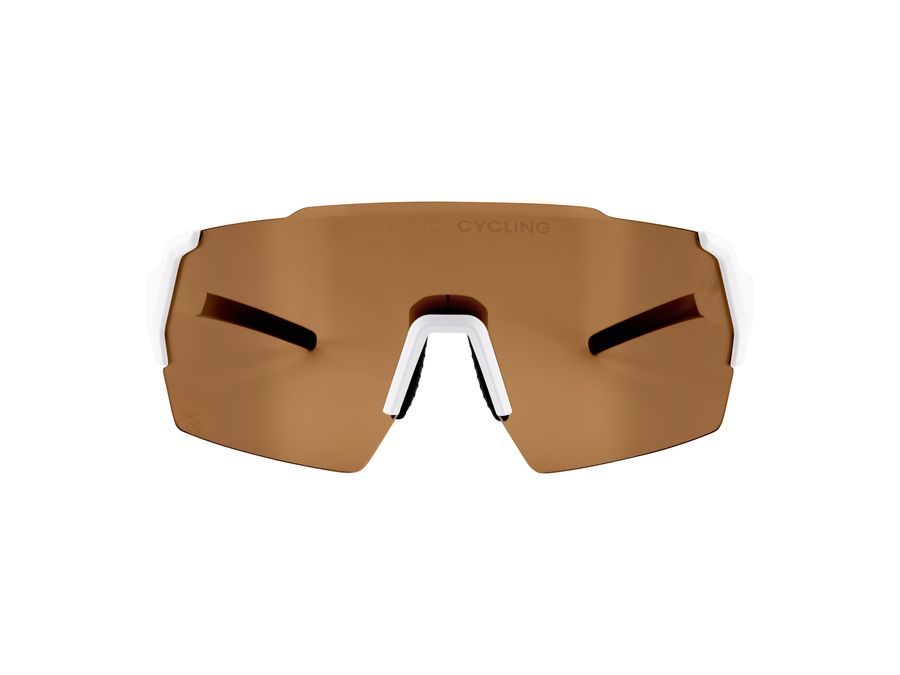 brýle FORCE ELECTRA bílé, hnědé zrc. sklo