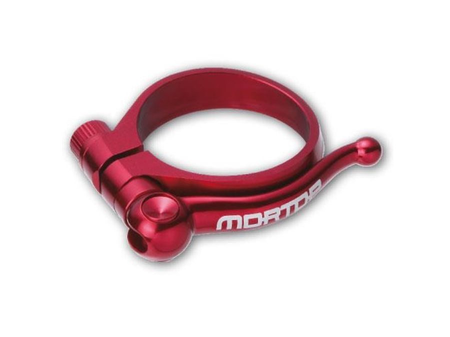 Objímka sedlovky Mortop SPC274 červená 31,8mm