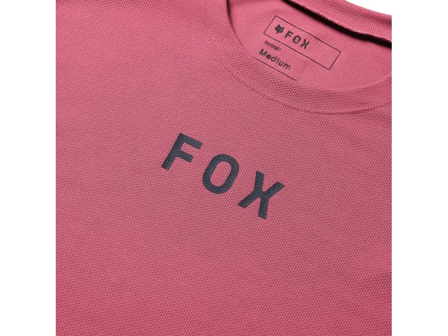 Pánský dres s krátkým rukávem FOX Ranger Wordmark Jersey, berry