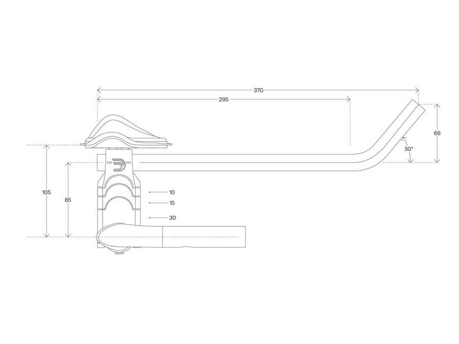 Řídítka DEDA CRONONERO EVO