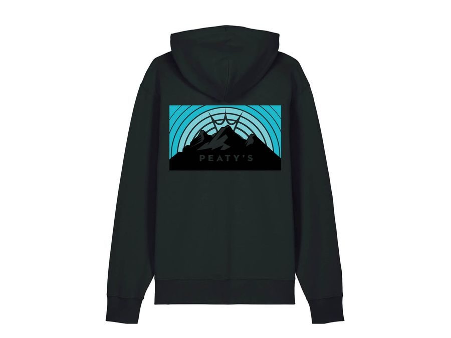 Mikina PEATY'S PUBWEAR MIKINA S KAPUCÍ SUNRISE BLACK