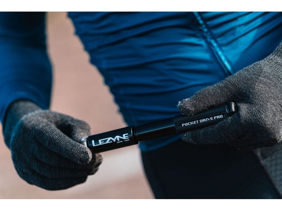 Hustilka LEZYNE PUMP HAND POCKET DRIVE PRO MATTE BLACK / BLACK