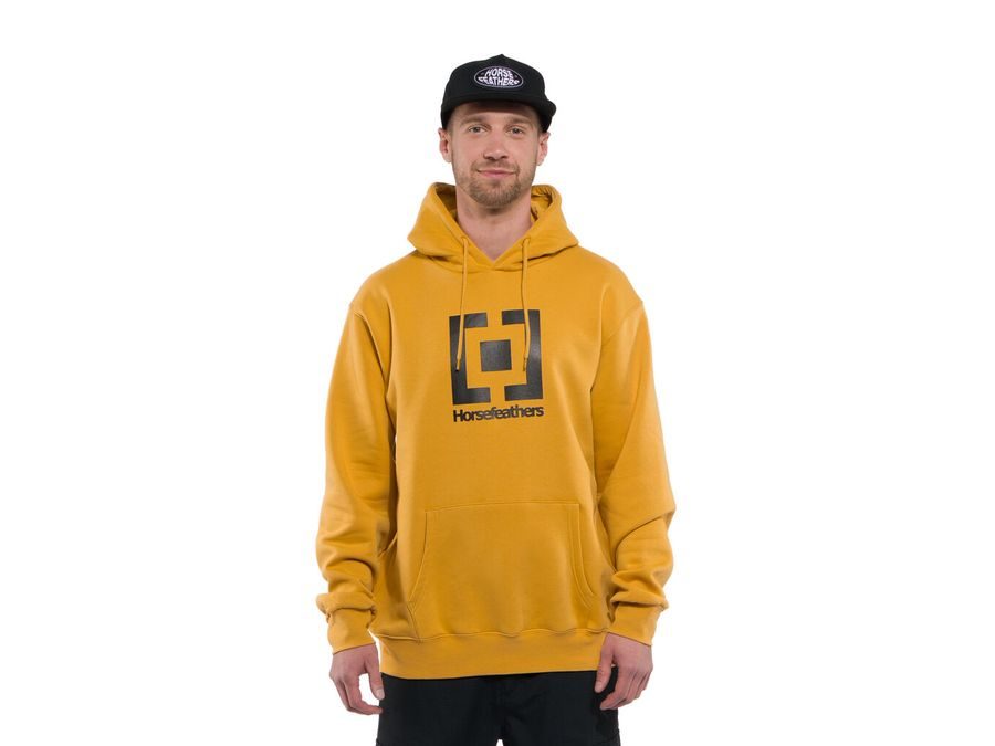 Pánská mikina HORSEFEATHERS Leader, honey