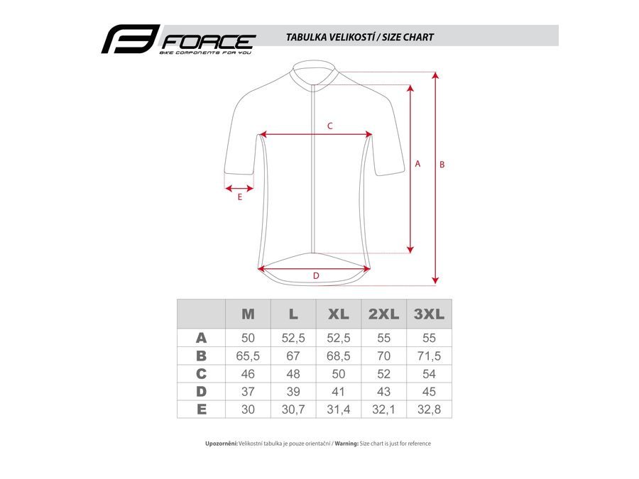 Dres s krátkým rukávem FORCE SENSE, černý