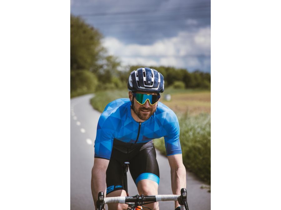 Městská helma FORCE NEO, modro-bílá