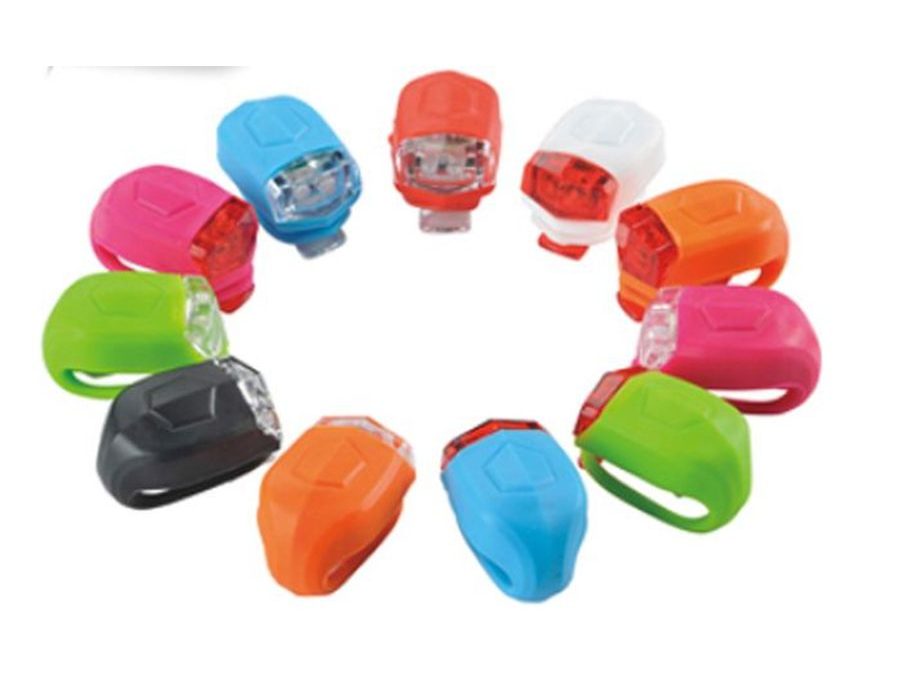 Blikačka přední+zadní 4RACE LS02 silicon černé