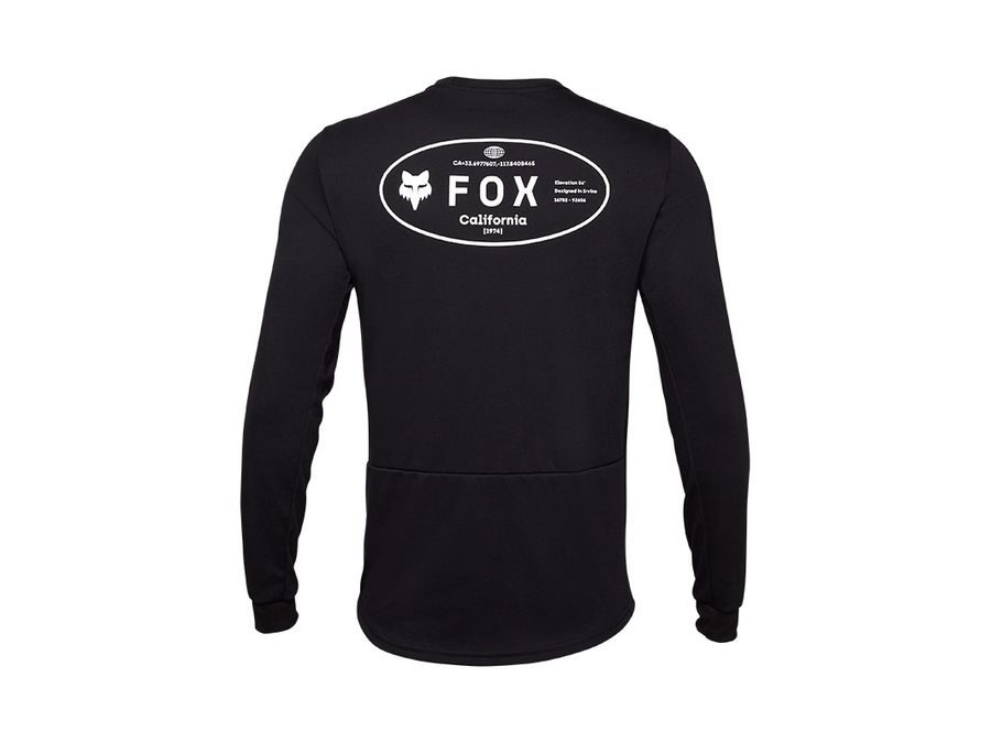 Pánský dres s dlouhým rukávem Fox Ranger Dr Md Ls Jersey, Black