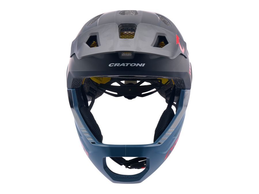 Dětská helma CRATONI MadCat MIPS Gunmetal/Red Matt - S/M (49-56cm)