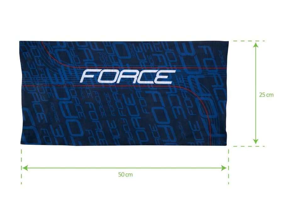 Šátek multifunkční FORCE léto, UNI, modrý