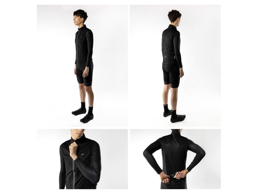 Vesta FORCE VISION, plná záda, černá