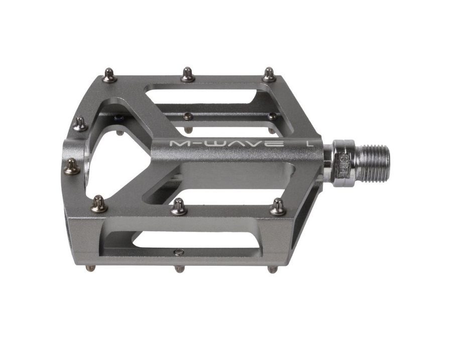 Pedály BMX FLAT standard závit 9/16" titanově šedé