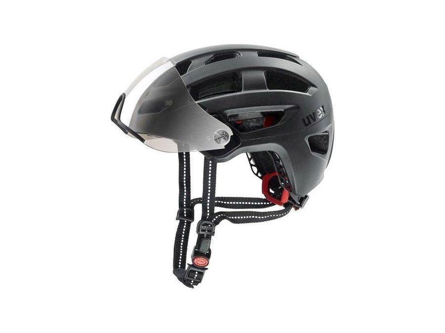 Helma UVEX FINALE VISOR,BLACK MAT