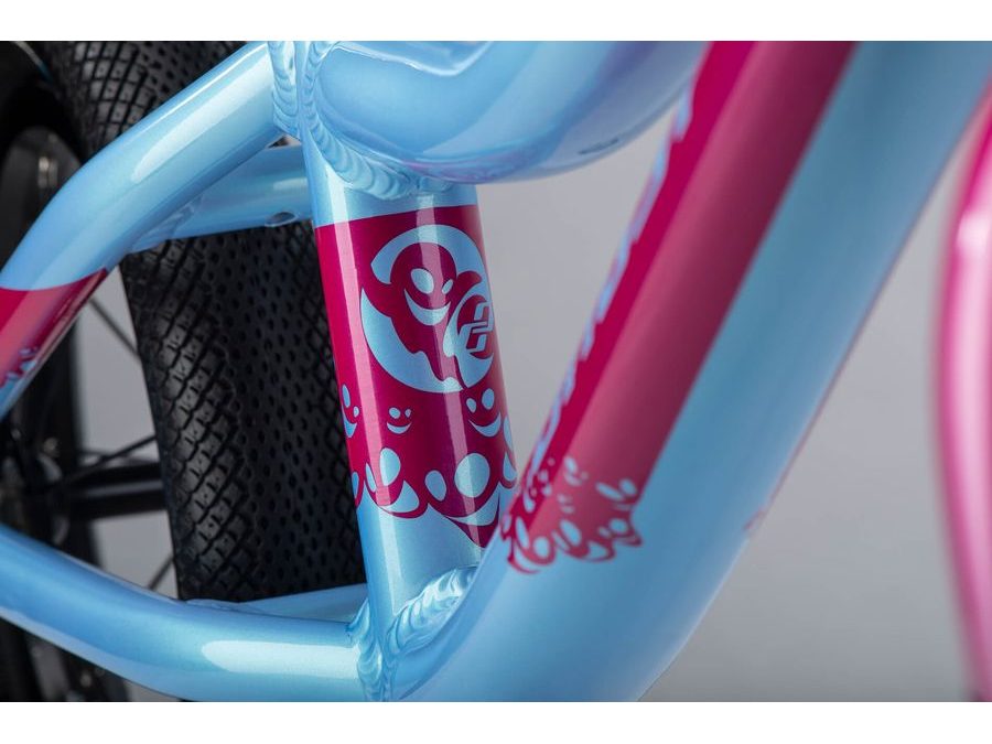 Dětské odrážedlo GHOST Powerkiddy 12 Baby Blue/Magenta Gloss