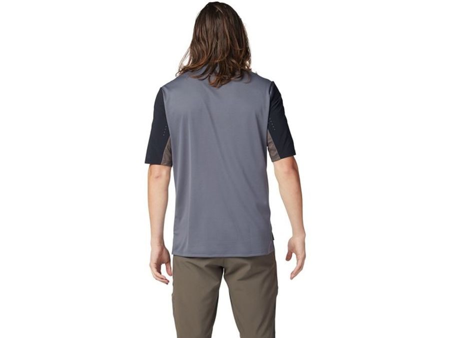 Pánský dres s krátkým rukávem Fox Defend Ss Jersey, Graphite