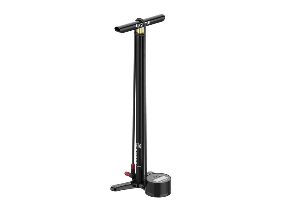 Dílenská hustilka LEZYNE PUMP FLOOR CNC DIGITAL DRIVE 3.5 SATIN BLACK
